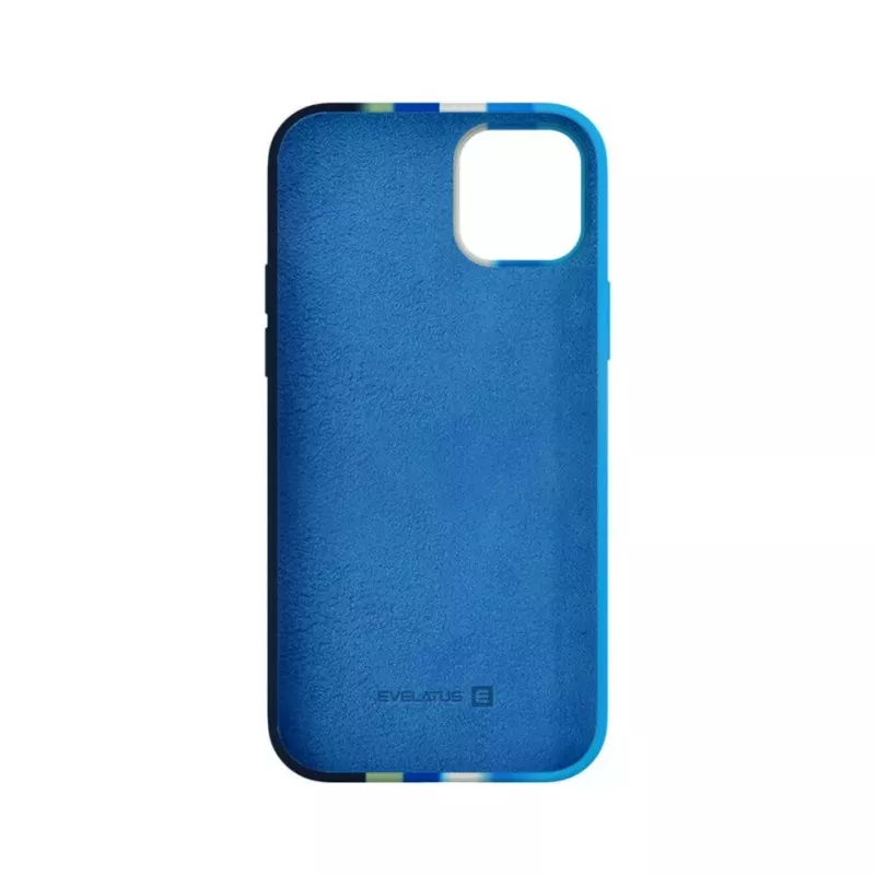 Evelatus Apple iPhone 15 Plus silikonikuori monivärinen sininen