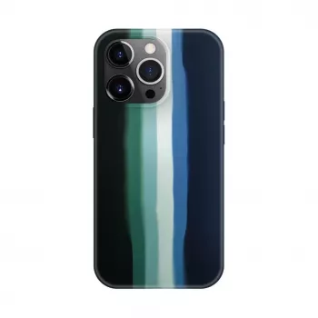 Evelatus Apple iPhone 15 Pro silikonikuori monivärinen vihreä