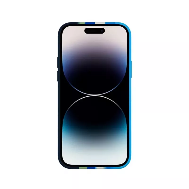 Evelatus Apple iPhone 15 Pro Max silikonikuori monivärinen sininen