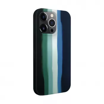 Evelatus Apple iPhone 15 Pro Max silikonikuori monivärinen vihreä