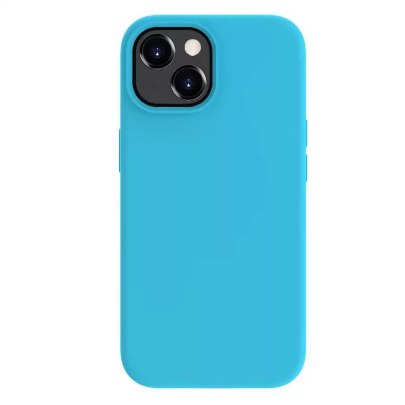 Evelatus Apple iPhone 15 Plus Premium Soft Touch silikonikuori syaani sininen