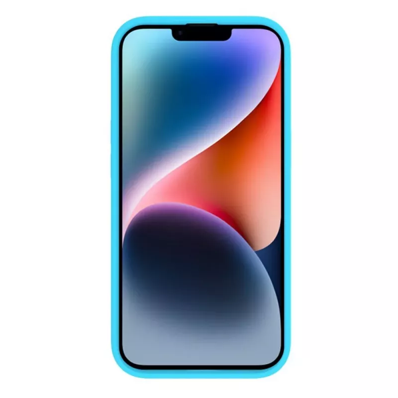 Evelatus Apple iPhone 15 Plus Premium Soft Touch silikonikuori syaani sininen