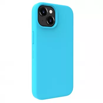 Evelatus Apple iPhone 15 Plus Premium Soft Touch silikonikuori syaani sininen