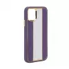 iLike Apple iPhone 11 Diamonds and Leather Case violetti