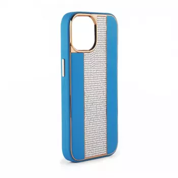 iLike Apple iPhone 11 Diamonds and Leather Case sininen