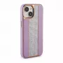 iLike Apple iPhone 15 Diamonds and Leather kuori pinkki hiekka