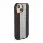 iLike Apple iPhone 15 Diamonds and Leather Case musta