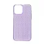 iLike Apple iPhone 14 silikonikuori Shine läpinäkyvä violetti