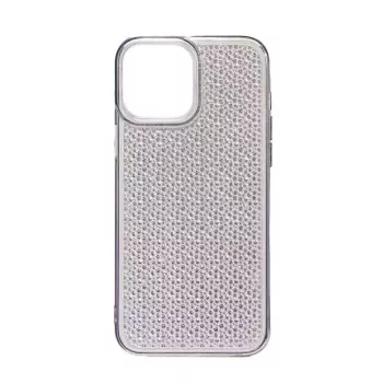 iLike Apple iPhone 14 silikonikuori Shine läpinäkyvä musta