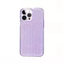 iLike Apple iPhone 14 Pro silikonikuori Shine läpinäkyvä violetti