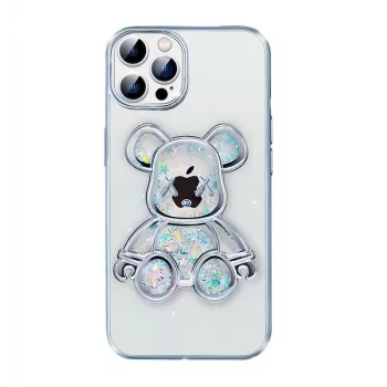 iLike Apple iPhone 13 Pro silikonikuori Print Desire Bear hopea