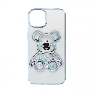 iLike Apple iPhone 14 silikonikuori Print Desire Bear hopea