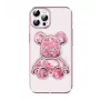 iLike Apple iPhone 14 Pro silikonikuori Print Desire Bear pinkki