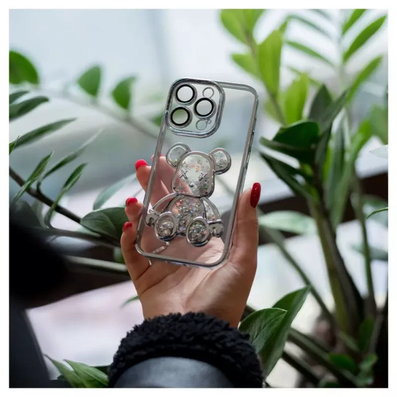 iLike Apple iPhone 14 Pro silikonikuori Print Desire Bear hopea