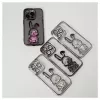 iLike Apple iPhone 14 Pro Max silikonikuori Print Desire Rabbit violetti