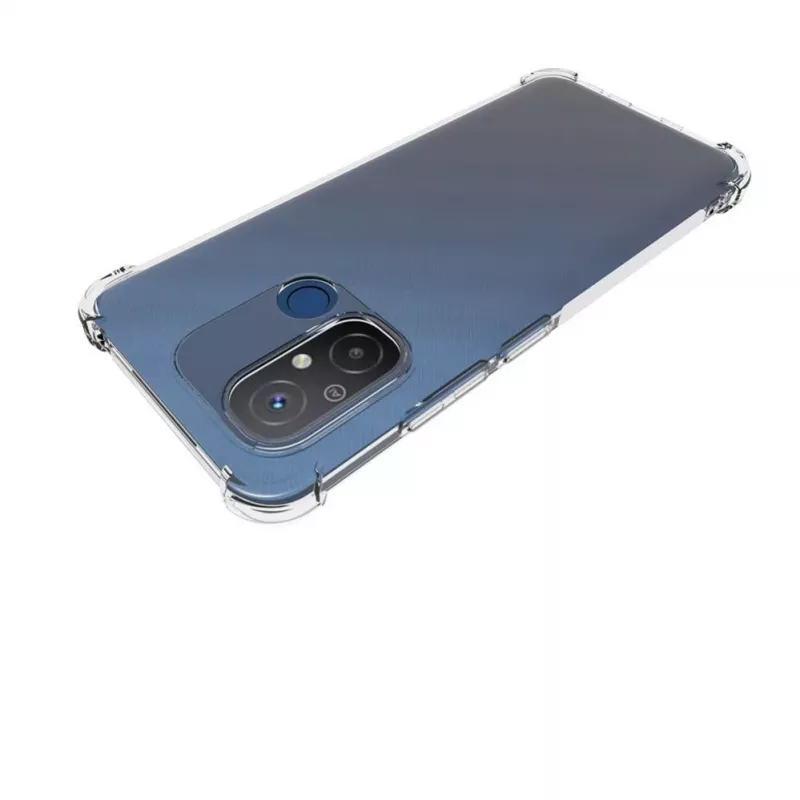 Evelatus Xiaomi Redmi 12C sotilastason iskunkestävä silikonikuori läpinäkyvä
