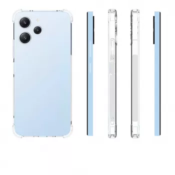 Evelatus Xiaomi Redmi 12 sotilastason iskunkestävä silikonikuori läpinäkyvä