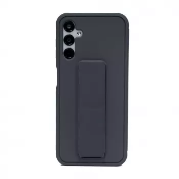 iLike Samsung Galaxy A14 5G silikonikuori jalustalla sininen