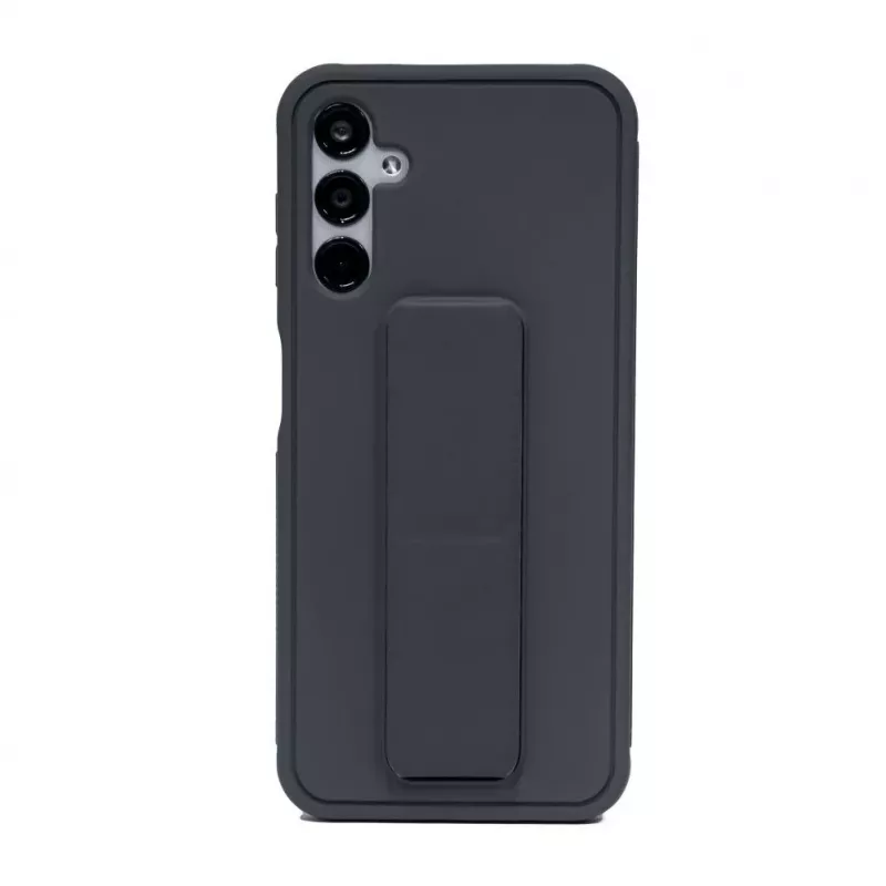 iLike Samsung Galaxy A14 5G silikonikuori jalustalla sininen