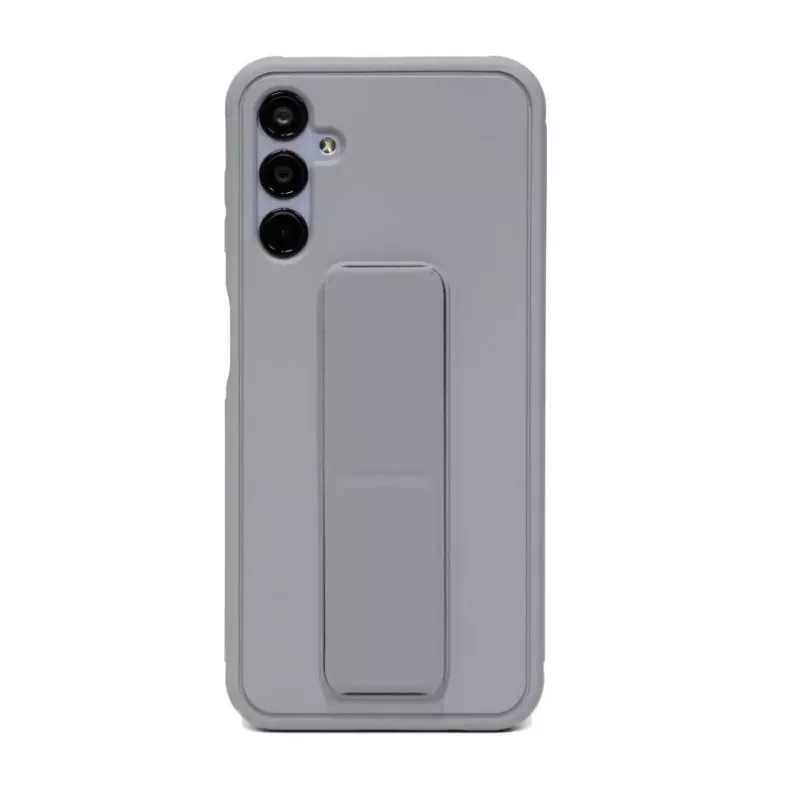 iLike Samsung Galaxy A14 5G silikonikuori jalustalla violetti