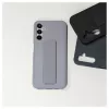 iLike Samsung Galaxy A14 5G silikonikuori jalustalla violetti