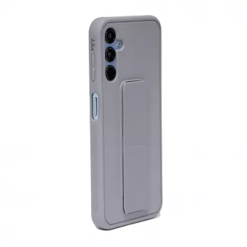 iLike Samsung Galaxy A14 5G silikonikuori jalustalla violetti