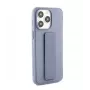 iLike Apple iPhone 14 Pro silikonikuori jalustalla violetti
