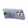 iLike Apple iPhone 15 Pro Max silikonikuori jalustalla violetti