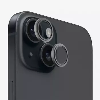 Evelatus Apple iPhone 15 kameran linssinsuoja Armor musta