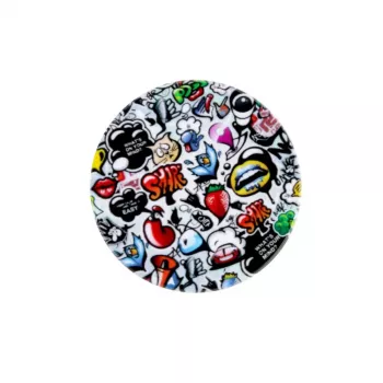iLike Universal Pop Holder Stickers - musta - 1 kpl:n pakkaus