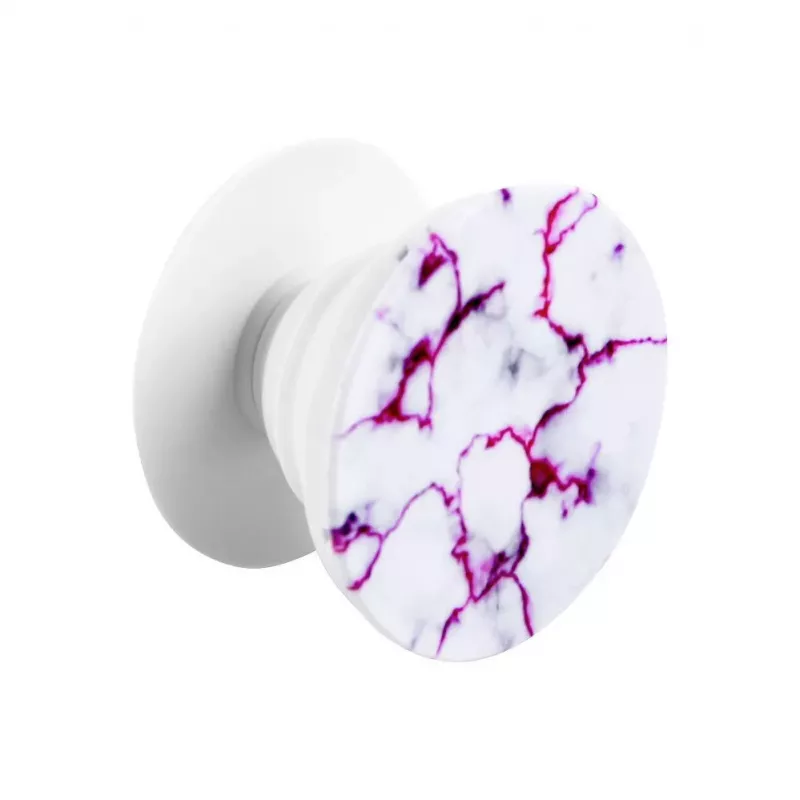 iLike Universal Pop -pidike Marble valkoinen punainen