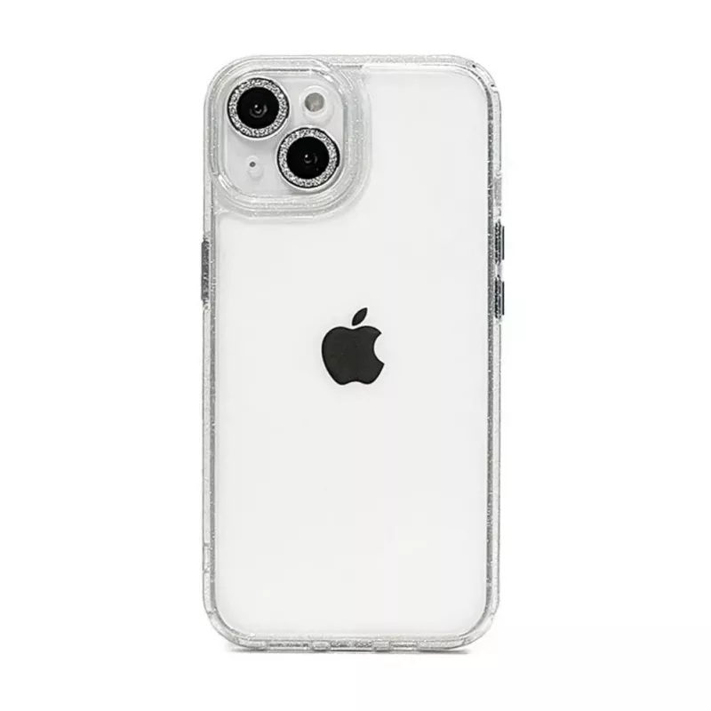 iLike Apple iPhone 13 Stars Lens Acrylic Cover valkoinen