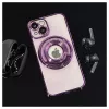iLike Apple iPhone 14 IH MagSafe Hidden Stand -kotelo violetti
