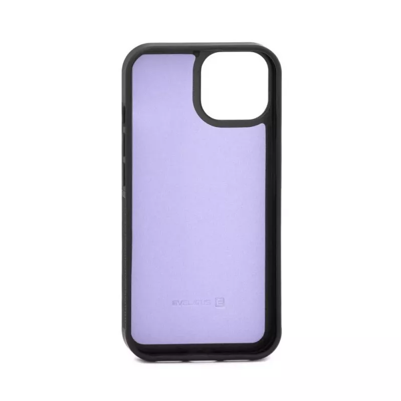 Evelatus Apple iPhone 14 lompakko- ja ohut kotelo violetti