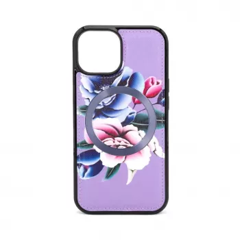 Evelatus Apple iPhone 14 lompakko- ja ohut kotelo violetti