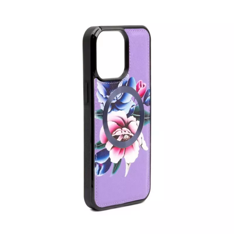 Evelatus Apple iPhone 15 Pro Max lompakko- ja ohut suojakotelo violetti