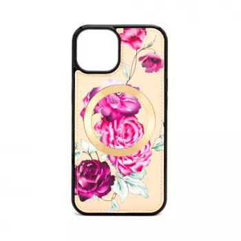 Evelatus Apple iPhone 15 lompakko- ja ohut suojakotelo beige