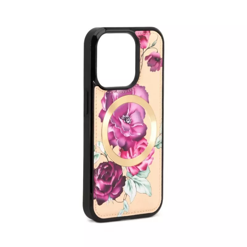 Evelatus Apple iPhone 15 Pro lompakko- ja ohut suojakotelo beige