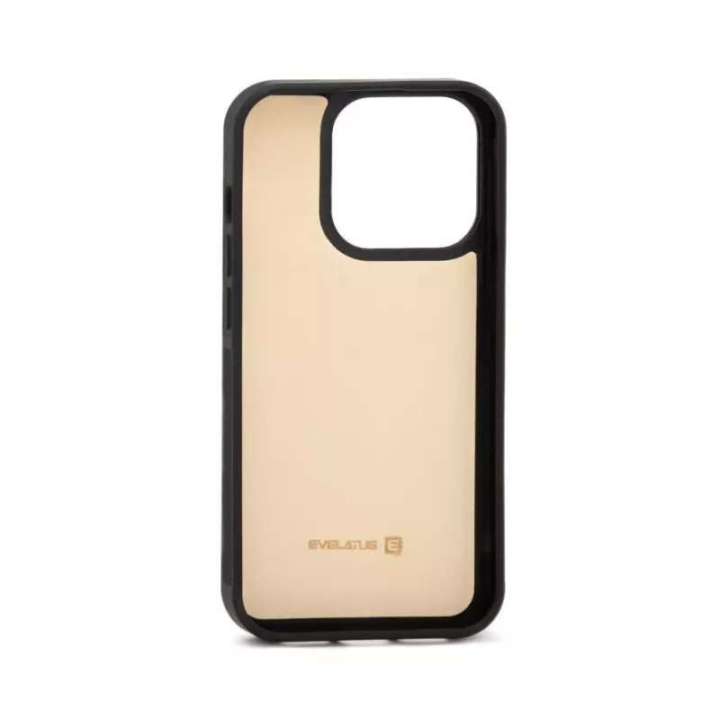 Evelatus Apple iPhone 15 Pro lompakko- ja ohut suojakotelo beige