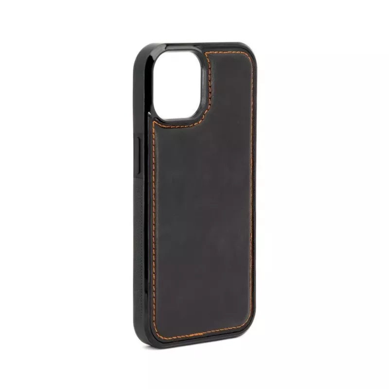 Evelatus Apple iPhone 15 Magnet Zip Pocket Case Zipper Design musta