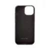 Evelatus Apple iPhone 15 Magnet Zip Pocket Case Zipper Design musta