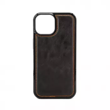 Evelatus Apple iPhone 15 Magnet Zip Pocket Case Zipper Design musta