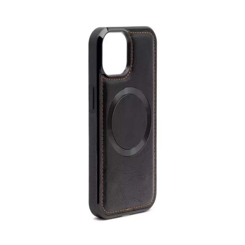 Evelatus Apple iPhone 15 monitoiminen lompakko-rannekello nahkakotelo musta