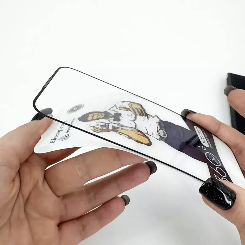 Evelatus Apple iPhone 15 Pro 2.5D Full Cover Glass Anti-Static Light Black näytönsuojus