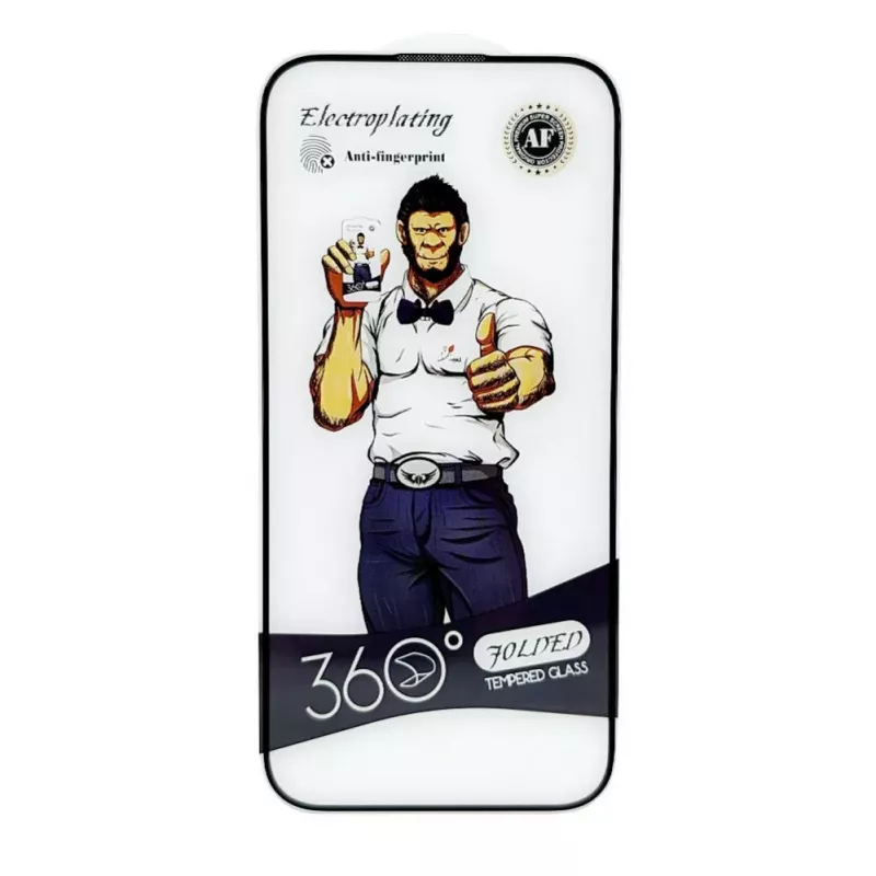 Evelatus Apple iPhone 15 Pro Max 2.5D Full Cover Glass Anti-Static Light Black