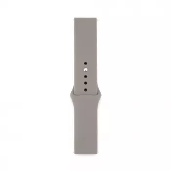 Connect 20mm Silicone Loop Watch Strap (S/M 110mm) harmaa