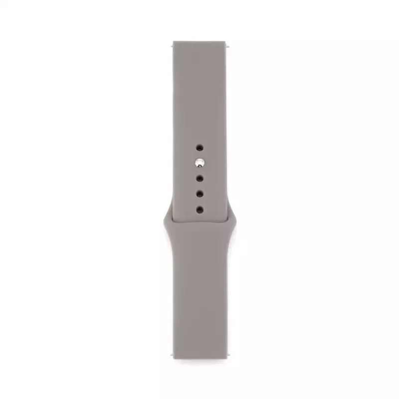 Connect 20mm Silicone Loop Watch Strap (S/M 110mm) harmaa