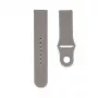 Connect 20mm Silicone Loop Watch Strap (S/M 110mm) harmaa
