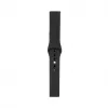 Connect 20 mm silikoninen loop-ranneke kelloon (130 mm M/L) musta