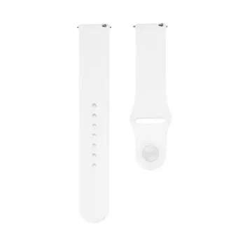 Connect 22 mm silikoninen loop-ranneke kelloon (130 mm M/L) valkoinen